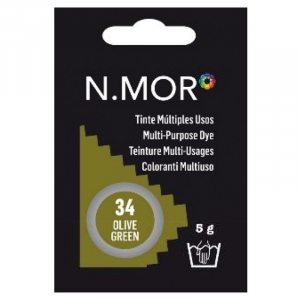 N.MOR Tinte per Tessuti Cialdina Colorante Multiuso - 34 OLIVE GREEN