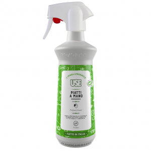 Use IPOALLERGENICO Piatti a Mano Ecoschiuma 500 ml.