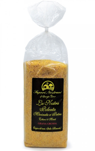 Farina per Polenta macinata a pietra Grana Grossa 500 g. Sapori Nostrani