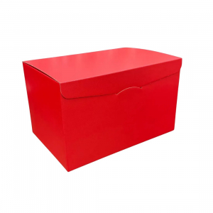 Scatola Segreto LINO ROSSA 27x39x24 cm