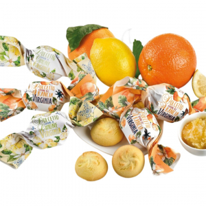 Virginia Dolcetti Frolle ripiene  Arancia / Limone 500 g.