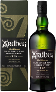 Ardbeg Islay Single Malt Scotch Whisky 10 y.o. The Ultimate 70 cl. 46 Vol.